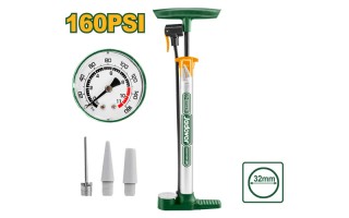 Inflador de Pie Jadever JDPP 160psi 39cm con Manómetro