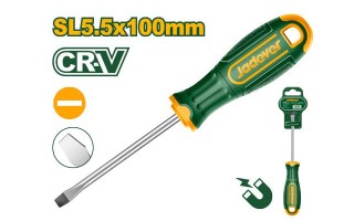 Destornillador Plano Jadever JDSD1254 3/16x4'' 5x100mm Destornillador Plano Jadever JDSD1254 3/16x4'' 5x100mm