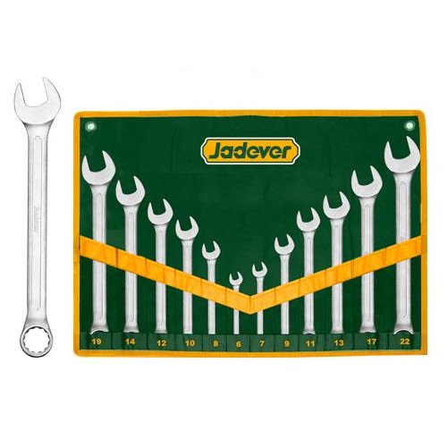 Llaves Combinadas Jadever JDSP1M12 12pzs 6-22mm