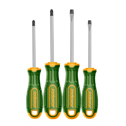 Destornilladores Cruz y Plano Jadever JDSS1204 4pzs