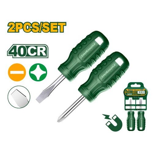 Destornilladores Cruz y Plano Jadever JDSS2202 Mini 2pzs