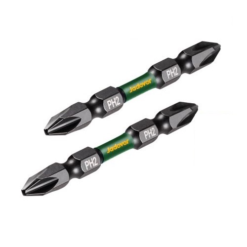 Puntas de Impacto Jadever JDSV3K62 65mm PH2 (doble) x2u