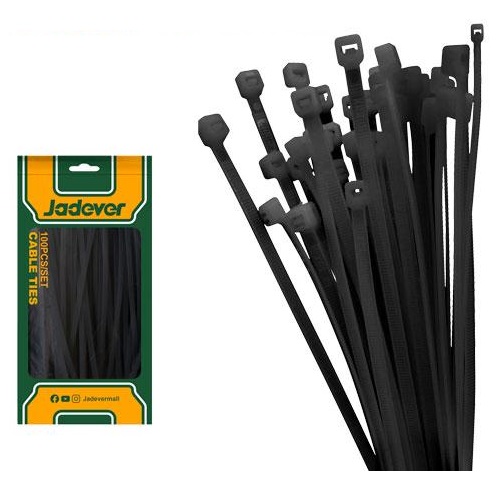 Precinto Jadever JDTEB540072 7,2mm 40cm Negro x100u