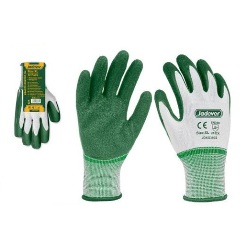 Guantes p/ Jardín Jadever JDXG3802 Recubierto con Latex XL