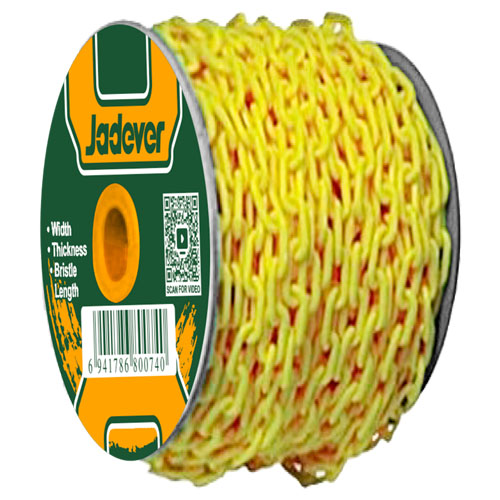 Cadena Plástica Jadever JDYJ6A06 6mm 25m Amarillo