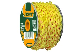 Cadena Plástica Jadever JDYJ6A08 8mm 25m Amarillo Cadena Plástica Jadever JDYJ6A08 8mm 25m Amarillo