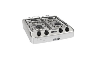 Placa de Cocina a Gas Jam Laguna 11850 4H 47,5cm Inox Placa de Cocina a Gas Jam Laguna 11850 4H 47,5cm Inox