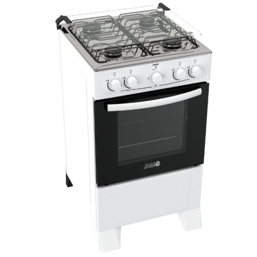 Cocina a Gas Jam Combi 11945 4 Hornallas Blanco