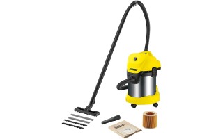 Aspiradora Karcher WD 3 SV Premium 17L 1000W Polvo Liquido Aspiradora Karcher WD 3 SV Premium 17L 1000W Polvo Liquido