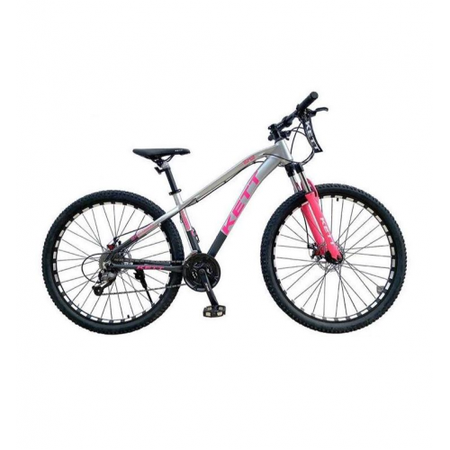 Bicicleta Acressa Kett Aro 29" Plata/Rosa