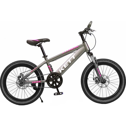 Bicicleta Kett Trail Aro 20'' Gris/Rosa