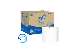 Toalla de Papel Scott Essential Airflex Blanco 305m x6u Toalla de Papel Scott Essential Airflex Blanco 305m x6u