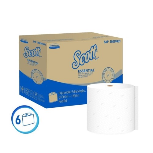 Toalla de Papel Scott Essential Airflex Blanco 305m x6u