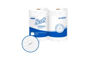 Toalla de Papel Scott Essential Airflex Blanco 177m x2u Toalla de Papel Scott Essential Airflex Blanco 177m x2u