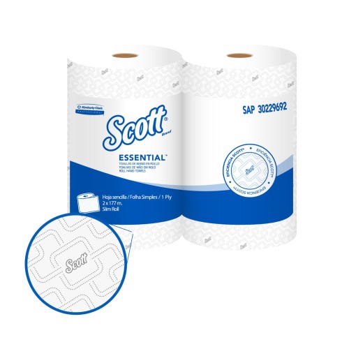 Toalla de Papel Scott Essential Airflex Blanco 177m x2u