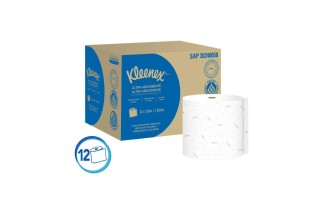Toalla de Papel Kleenex Airflex Blanco 130m x12u Toalla de Papel Kleenex Airflex Blanco 130m x12u