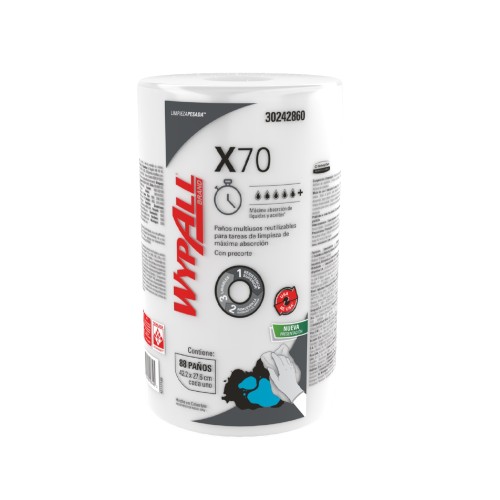 Paño Industrial Kimberly Clark WypAll X70 88hjs
