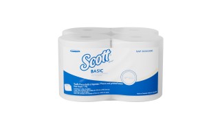 Toalla de Papel Scott Airflex Basic 3024 Blanco 200m x4u Toalla de Papel Scott Airflex Basic 3024 Blanco 200m x4u