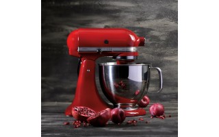 Batidora Planetaria KitchenAid Artisan 4,8L 300W Rojo