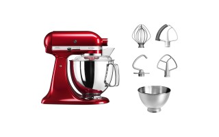 Batidora Planetaria Kitchenaid Artisan 4,8L 300W Rojo Batidora Planetaria Kitchenaid Artisan 4,8L 300W Rojo