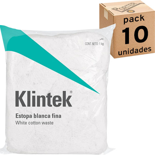 Estopa Klintek 57000 Blanco 1kg x10u