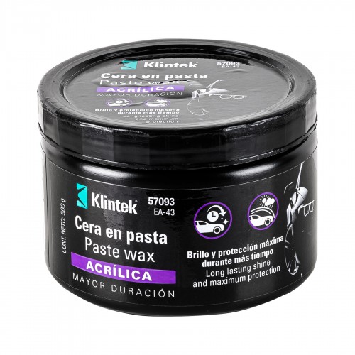 Cera en Pasta para Autos Klintek 57093 Acrílica 340g