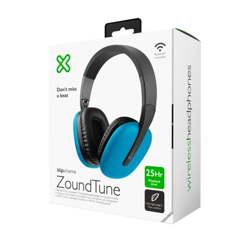 Auriculares Bluetooth Klip ZoundTune KWH Azul