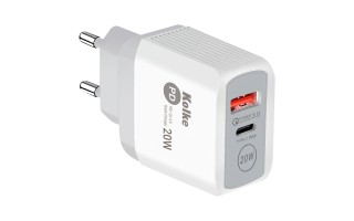 Cargador Kolke KCR-2576 USB C 20W Carga Rápida Cargador Kolke KCR-2576 USB C 20W Carga Rápida