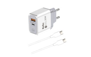 Cargador Kolke KCR-2706 USB C 20W Carga Rápida Cargador Kolke KCR-2706 USB C 20W Carga Rápida