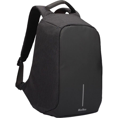 Mochila porta Laptop Kolke KVM Negro 31x13x45cm