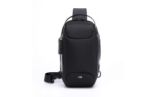 Bandolera Kolke KVM 33x16x10cm Negro