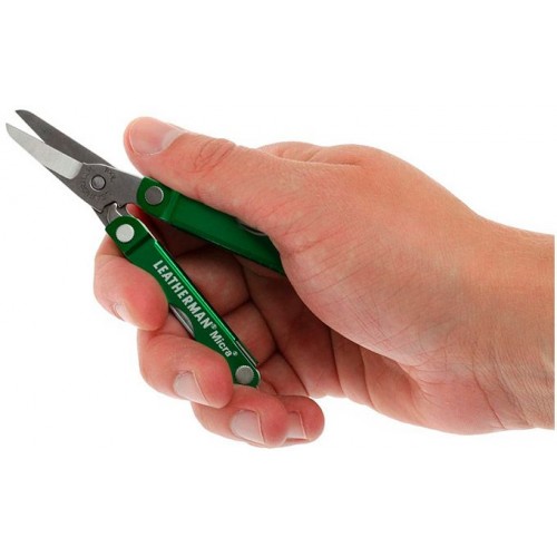 Multi-herramienta Leatherman Micra 10 Func. Verde