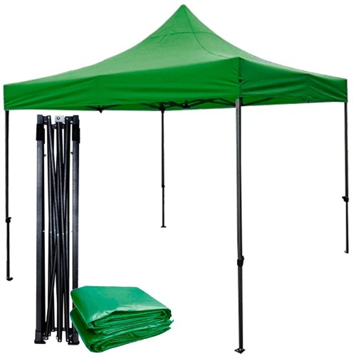 Toldo Plegable Level 420D 3mx3m Verde