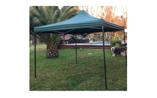 Toldo Plegable Level 420D 3mx3m Verde