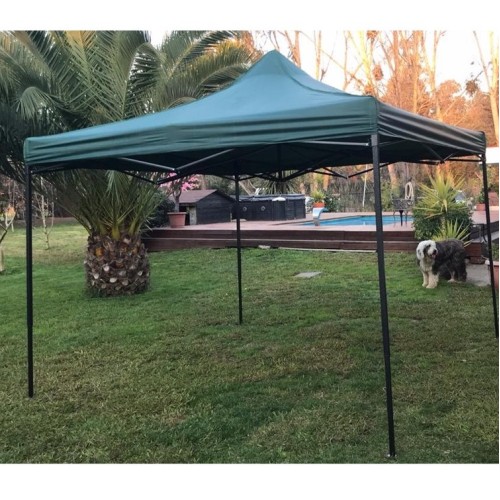 Toldo Plegable Level 420D 3mx3m Verde