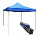 Toldo Plegable Level 420D 3mx3m Azul