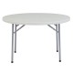 Mesa Plegable Level Plástico y Metal Redonda 122x74cm