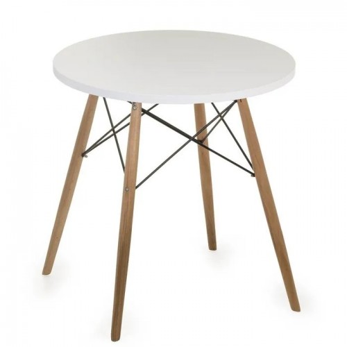 Mesa Level Eames 6602 LVM Redonda 80cm Blanco