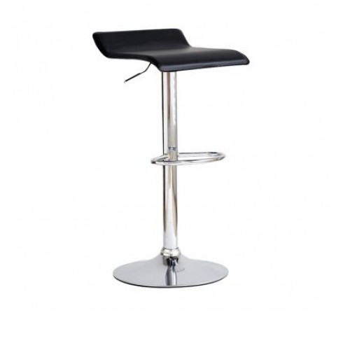 Silla de Bar Level LVS Ecocuero Negro