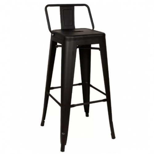 Silla de Bar Level Tolix LVS Metal Negro