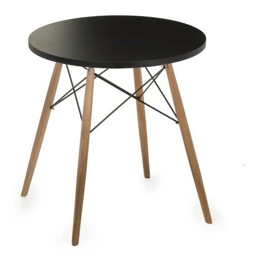 Mesa Level Eames 6602 Kids LVS Redonda 60cm Negro