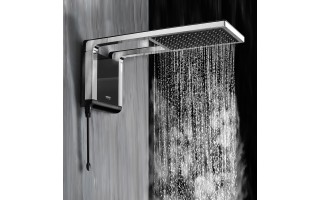 Ducha Electrónica Lorenzetti Acqua Storm 6800W Negro Cromado Ducha Electrónica Lorenzetti Acqua Storm 6800W Negro Cromado
