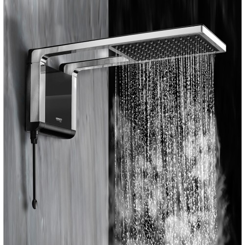 Ducha Electrónica Lorenzetti Acqua Storm 6800W Negro Cromado