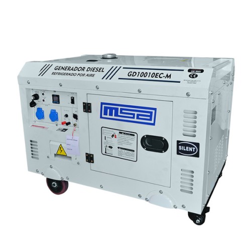 Generador de Corriente MSA 220V 10000W Diesel Cerrado Monof.