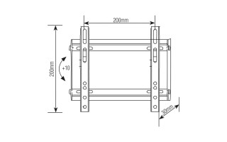 Soporte para TV Brasforma SBRP215 23" a 42" Soporte para TV Brasforma SBRP215 23" a 42"