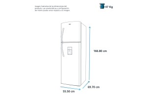 Heladera Mabe RMA250FYME 250L Frío Seco 2P Inoxidable Heladera Mabe RMA250FYME 250L Frío Seco 2P Inoxidable