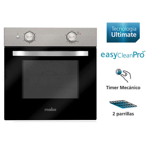 Horno Electrico Empotrable Mabe HM60 67L 1240W Negro