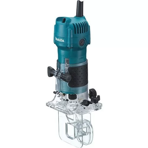 Makita España S.A - FRESADORA DE CANTOS 6MM Os presentamos la fresadora  #3712, con una potencia de 530W y Sistema anti-restart. 🧰 Capaz de  alcanzar 32.000 Rpm. 🧰 Diámetro de pinza de