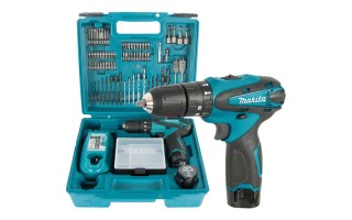 Taladro Atornillador a Bateria Makita HP330DX100 c/ Accesorios Taladro Atornillador a Bateria Makita HP330DX100 c/ Accesorios