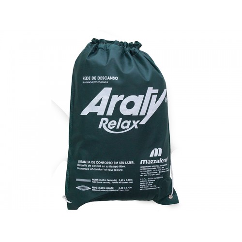 Hamaca de Red Araty Relax Verde con Cuerda